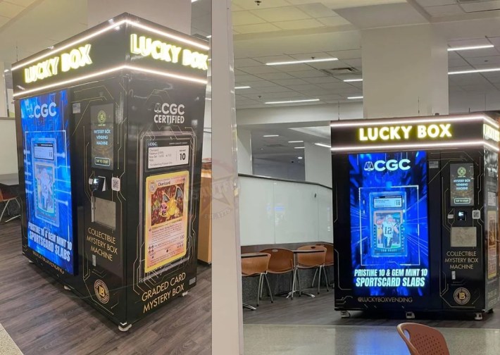 Photos of the Lucky Box vending machine, allegedly located in the Pentagon according to the Redditor.