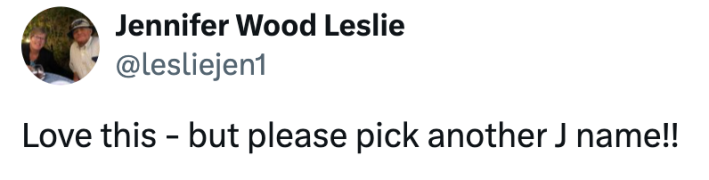 please pick another J name