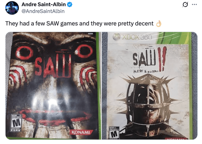 They had a few SAW games and they were pretty decent 👌🏼