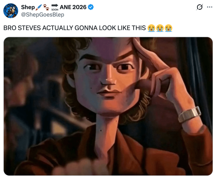 BRO STEVES ACTUALLY GONNA LOOK LIKE THIS 😭😭😭