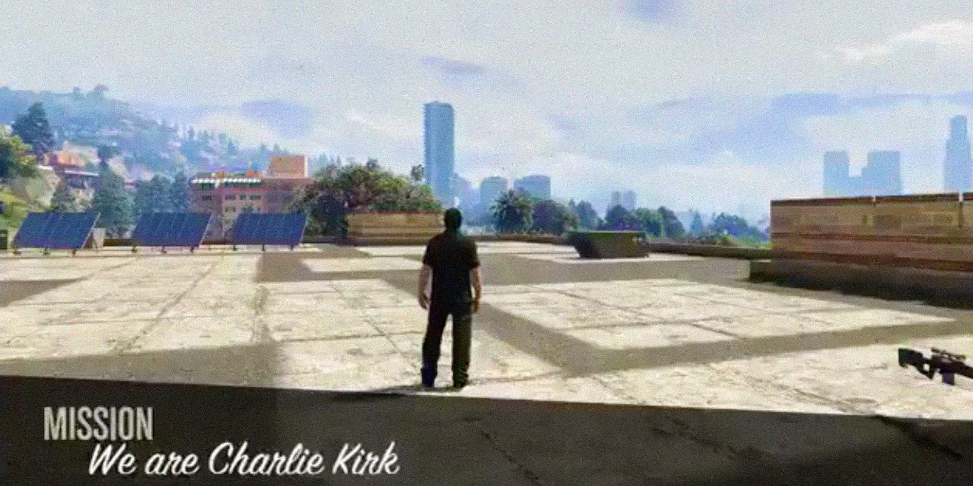 we are charlie kirk mission in grand theft auto