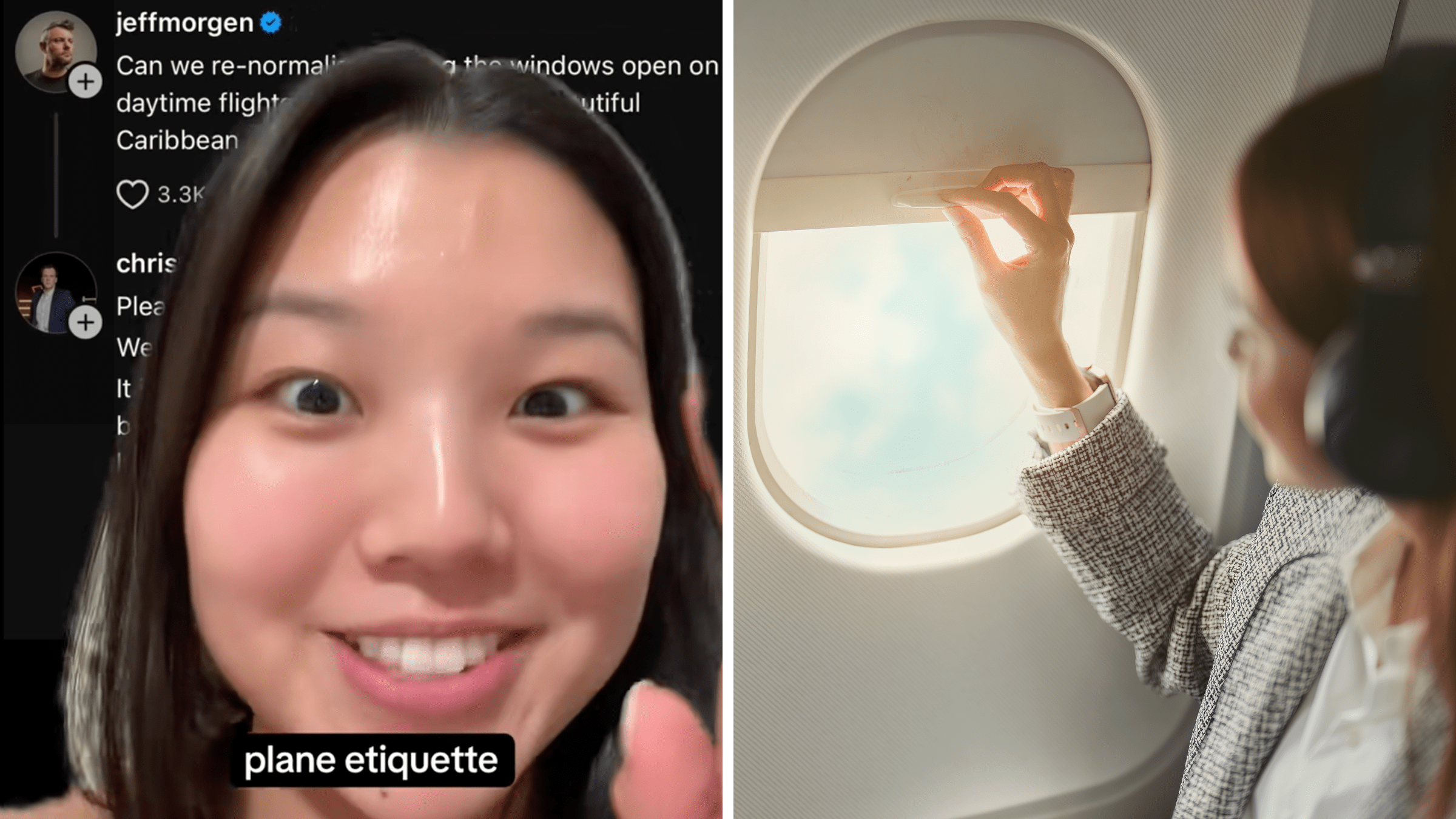 why you should keep windows down on airplane