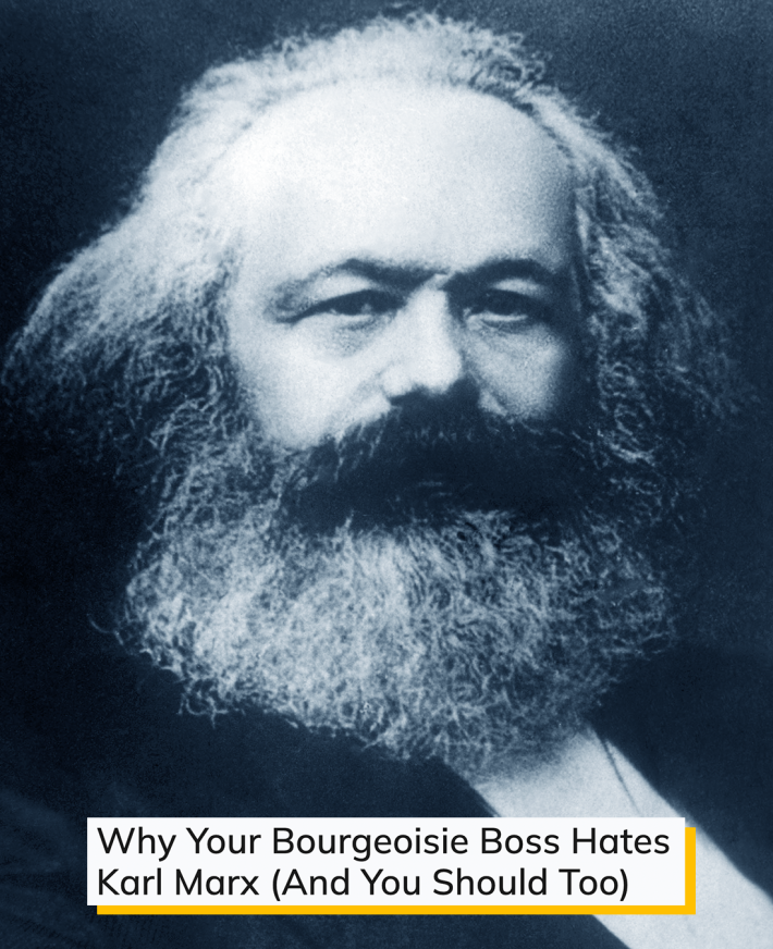 photograph of karl marx