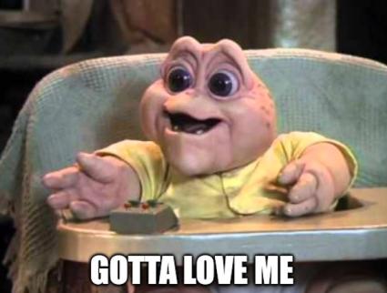 meme que diz "tenho que me amar"