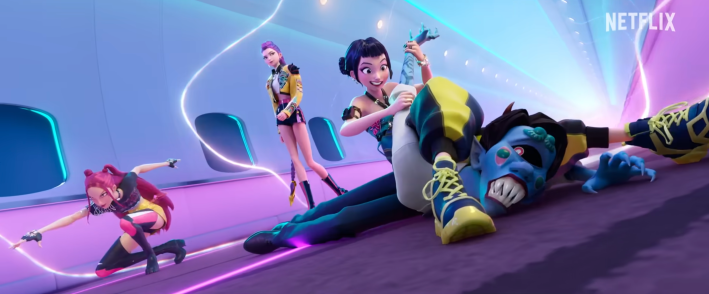 still from kpop demon hunters