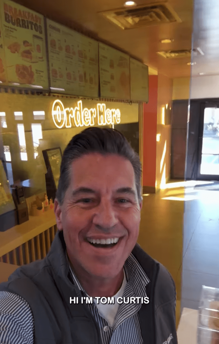 @burgerking/Instagram president tom curtis "hi im tom curtis"