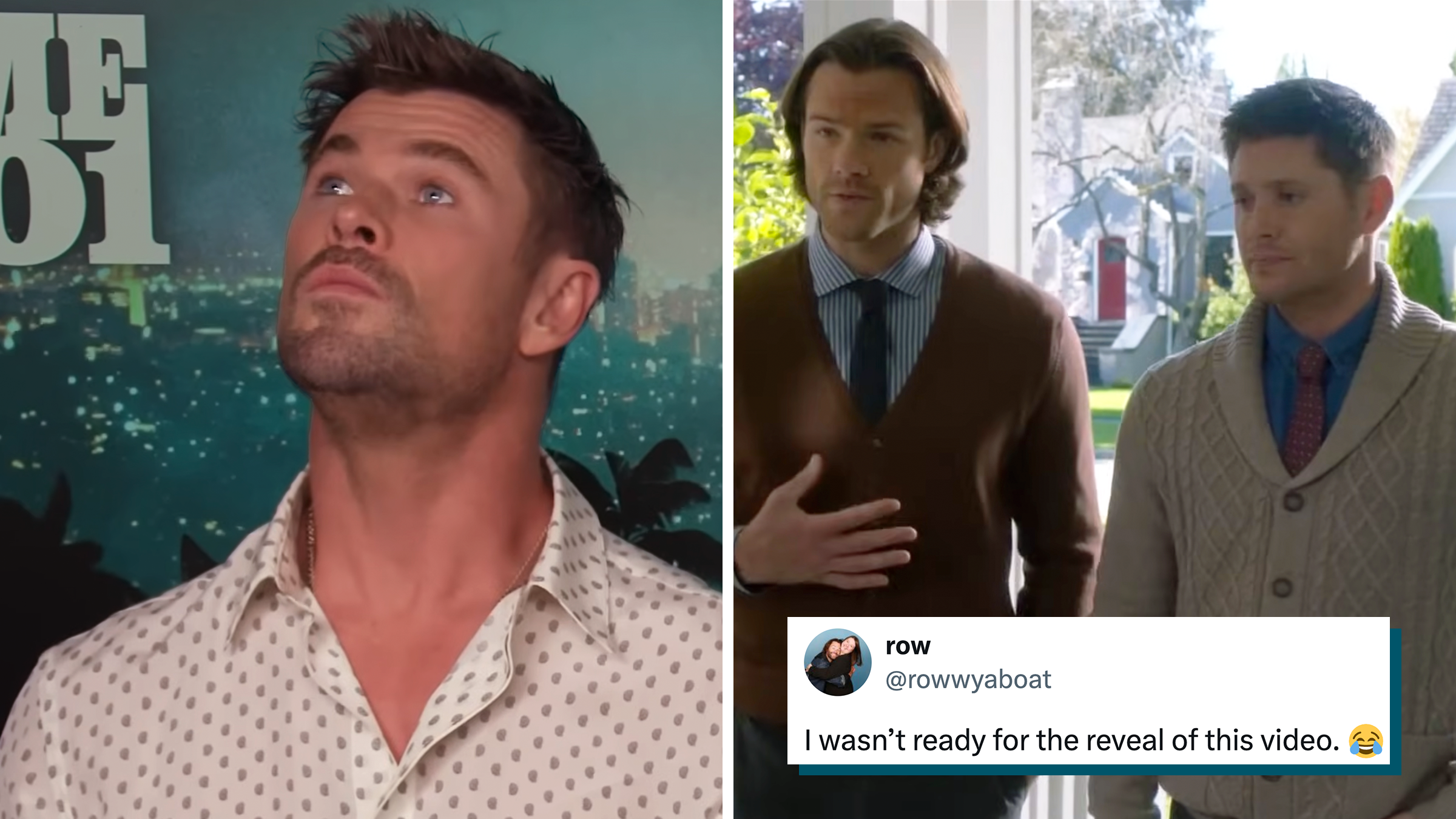 A random Chris Hemsworth interview has 