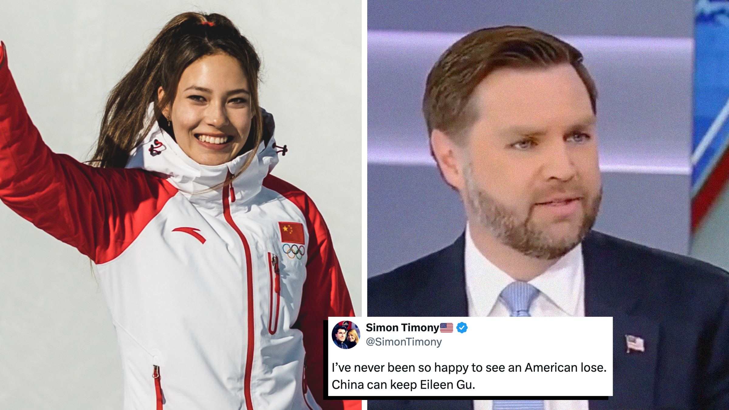 JD Vance’s Comment On Eileen Gu’s Representation Sparks Fresh Backlash Against The Athlete