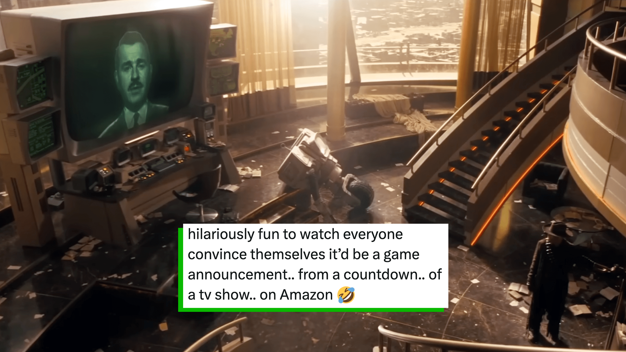 justin theroux and walton goggins in fallout finale