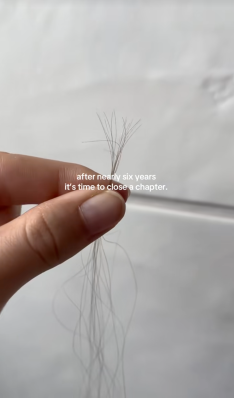 Woman who saved her shower hair for six years suddenly stops. Fans are weirdly emotional
