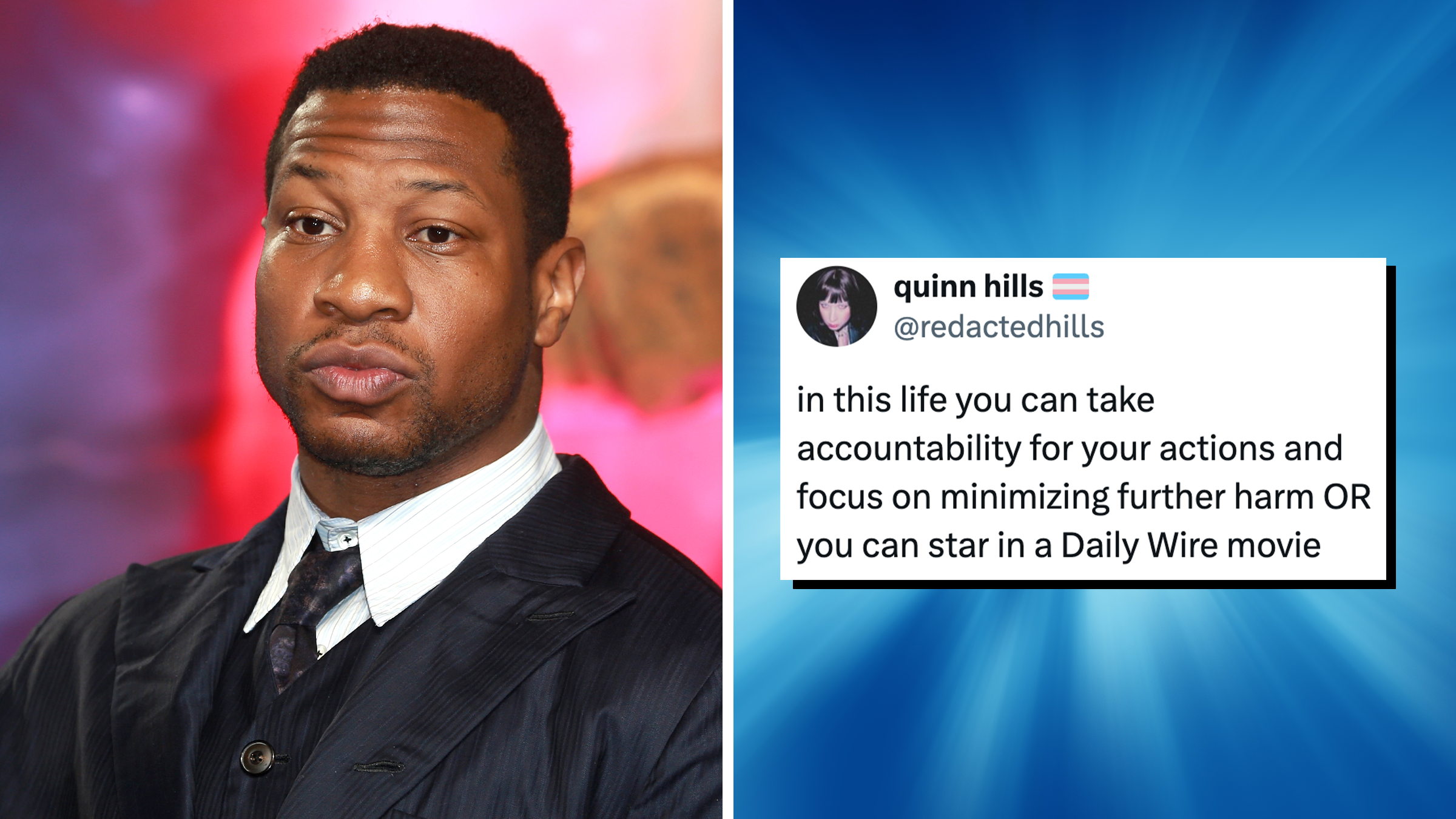 jonathan majors daily wire movie