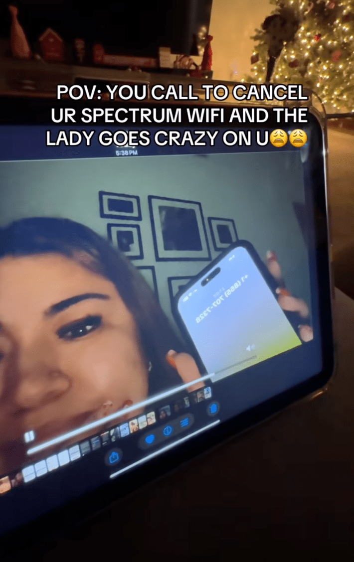 @anissahm15/TikTok "POV: You call to cancel ur spectrum wifi and the lady goes crazy on u"