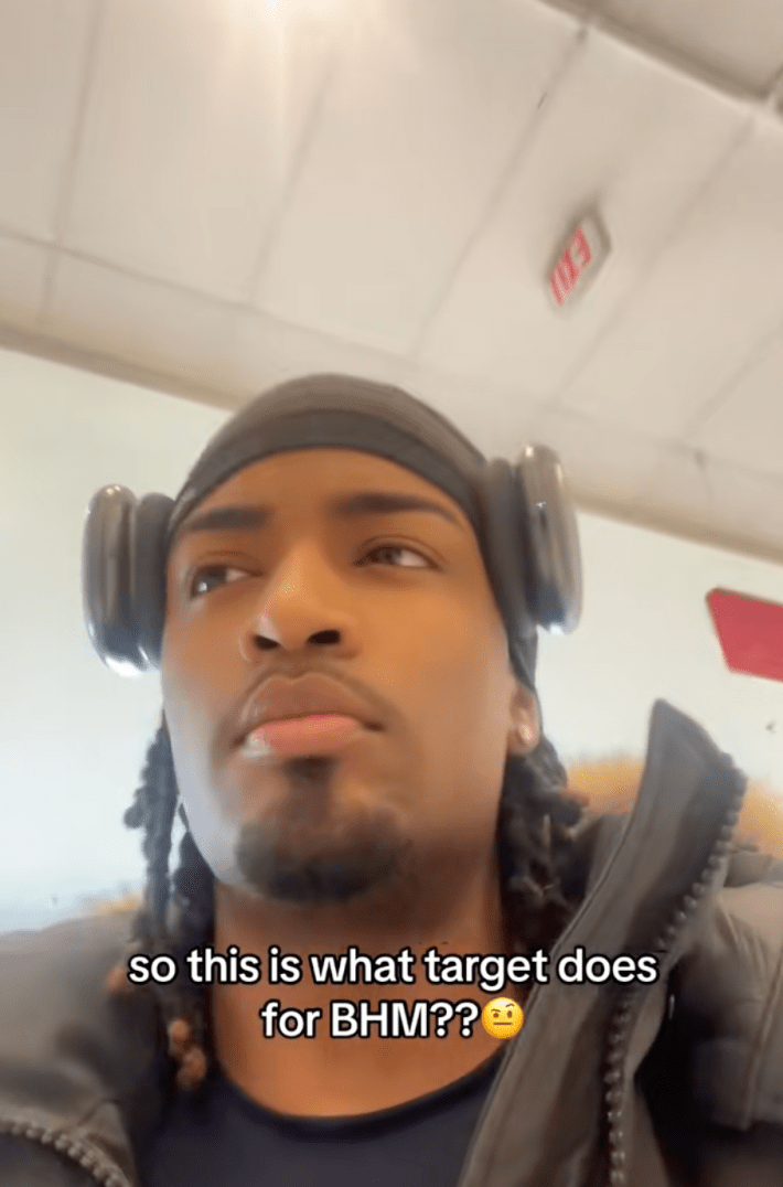 @luvnate._/TikTok "so this is what Target does for BHM?? 🤨”