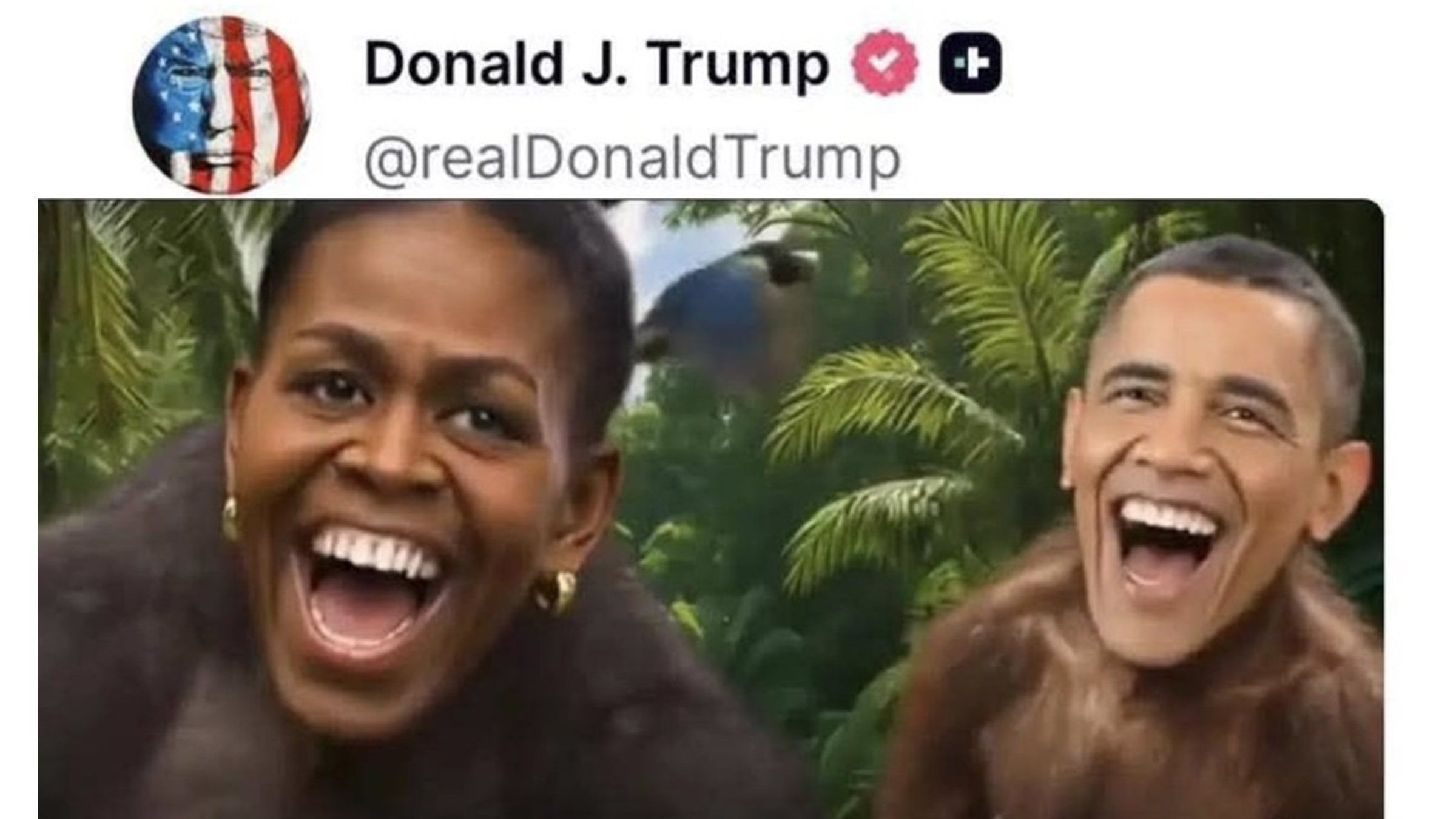 "Stop the fake outrage": White House leans on baffling "Lion King" defense after Trump posts racist Obamas-as-monkeys video