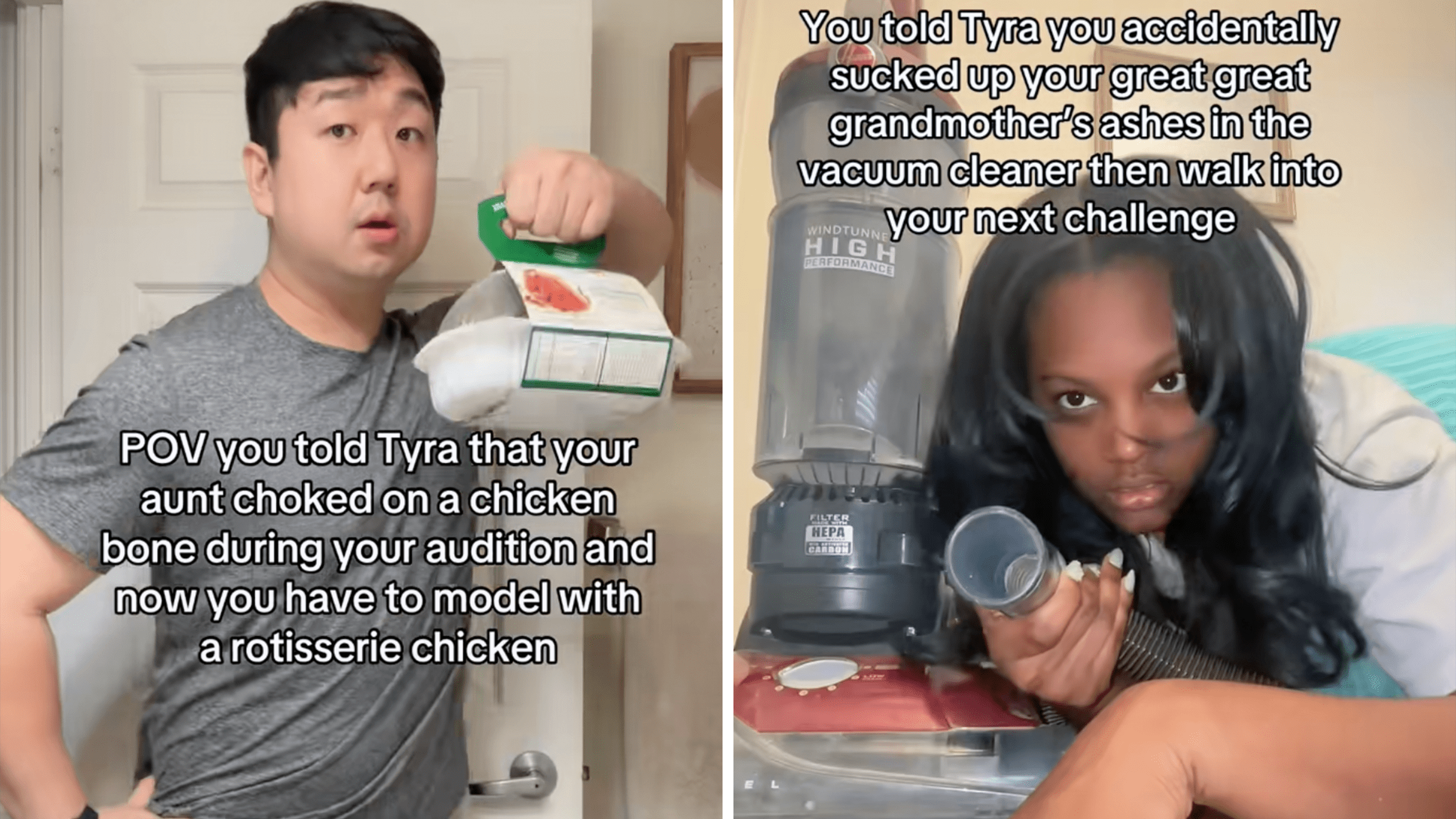 tyra banks trauma photo shoot meme