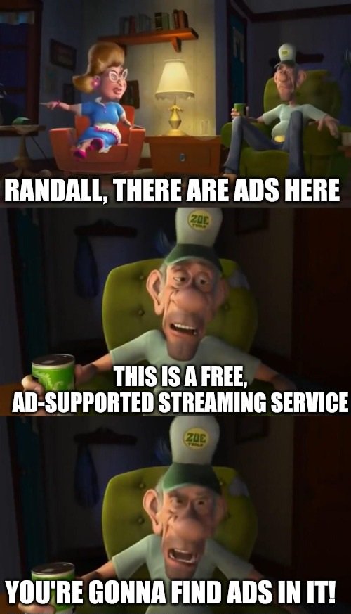 you're gonna find ads in it