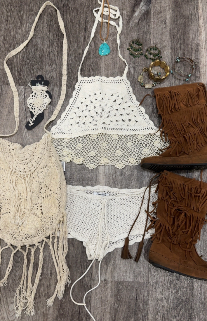 coachella inspo thrifted outfits