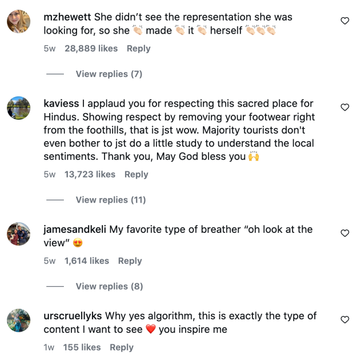 reactions to influencer climing batu caves