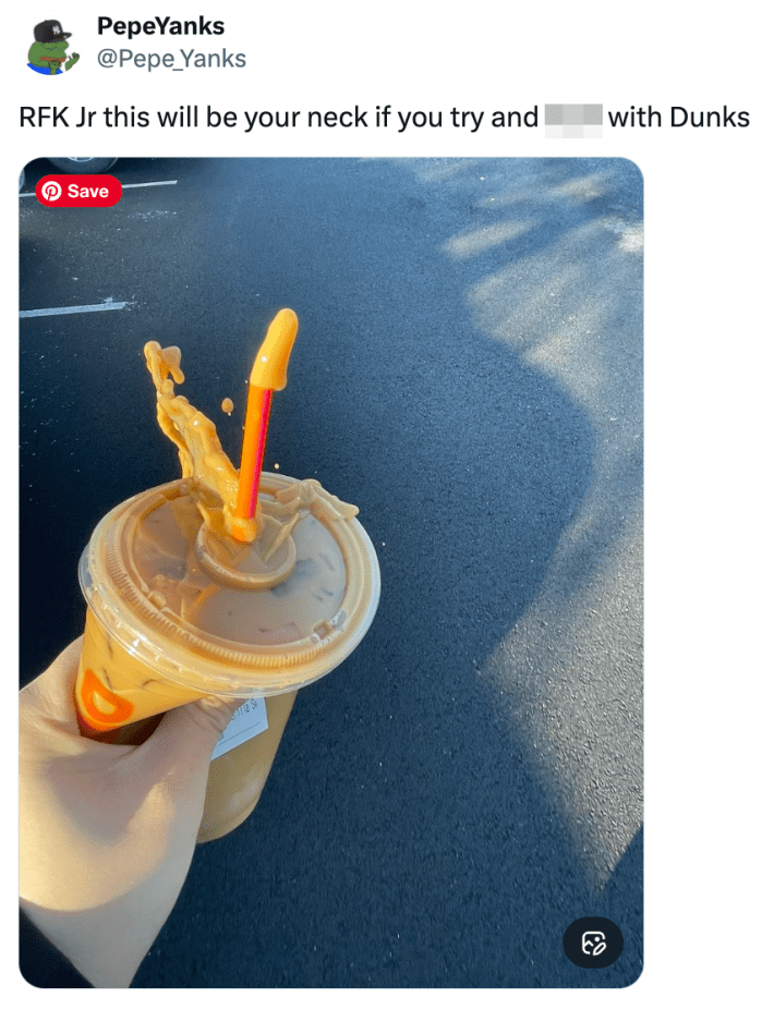 RFK Jr this will be your neck if you try and [mess] with Dunks