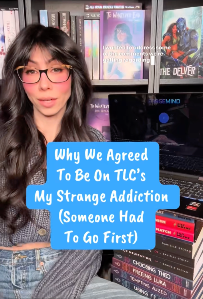 why we agreed to be on TLC's my strange addiction