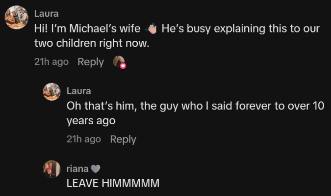 TikTok hunt for mystery man backfires when his wife shows up in the comments