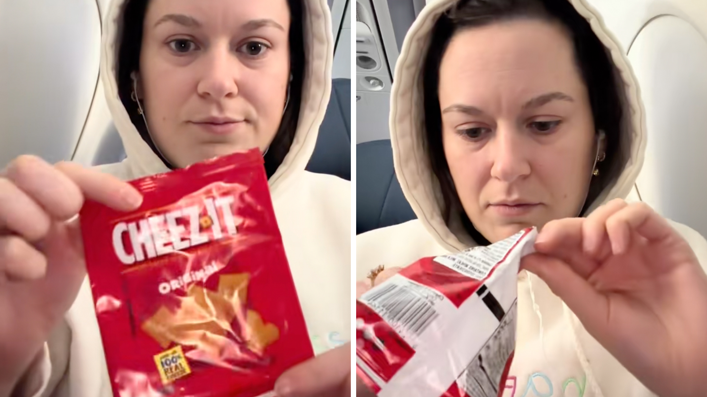 Delta passenger stuns netizens with the contents of her in-flight bag of Cheez-Its