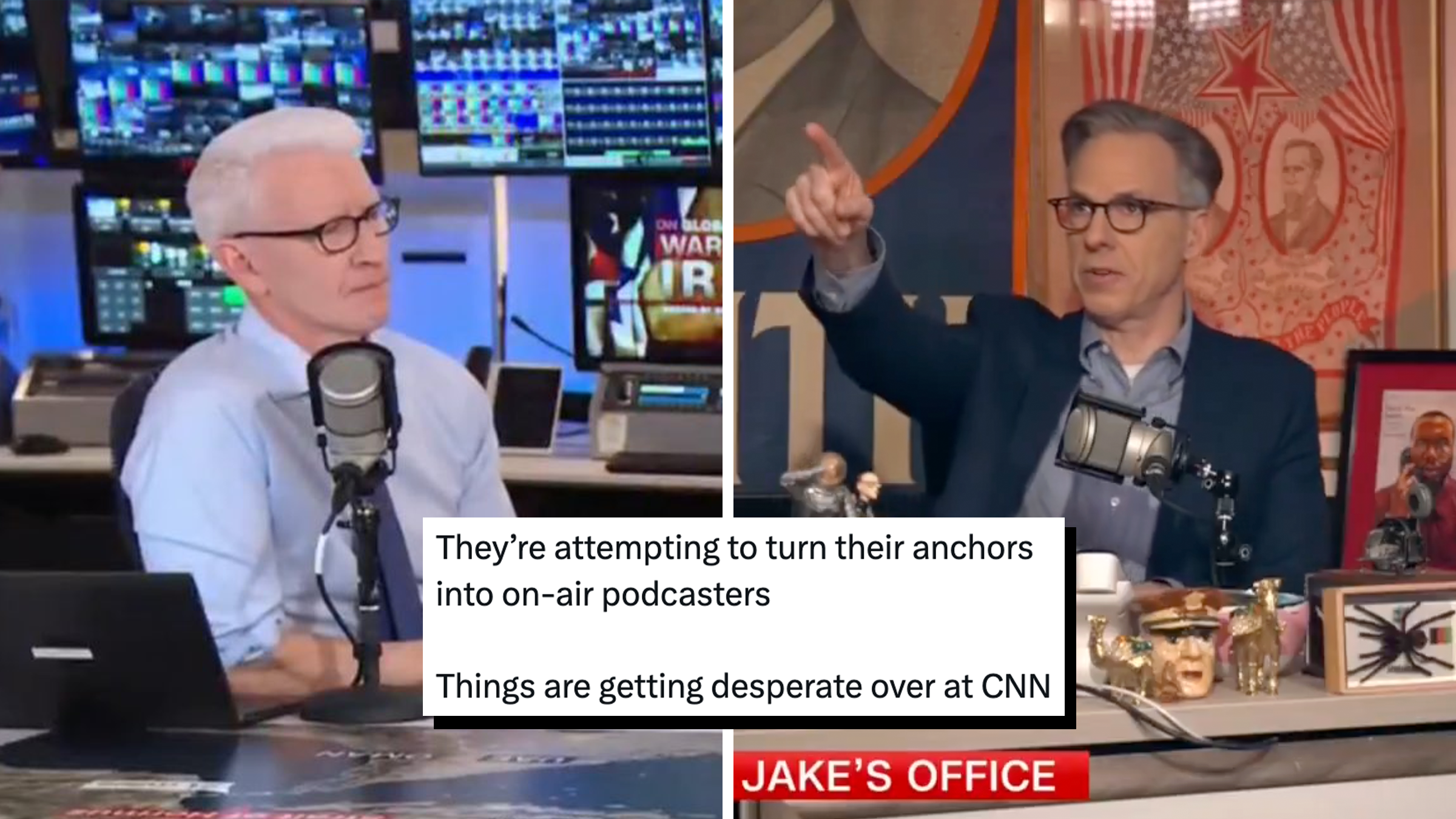 cnn casual podcast look mics