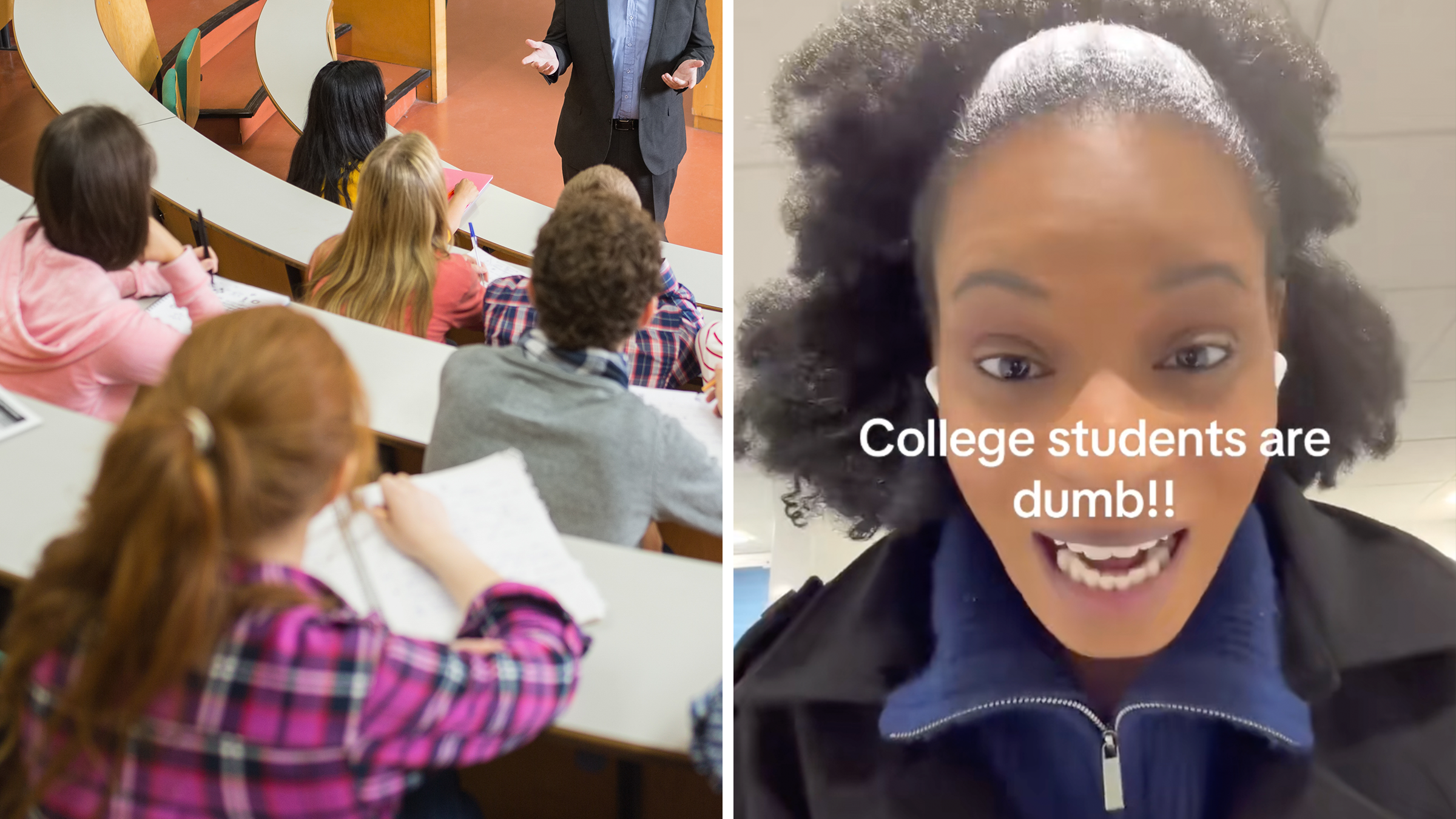 college students are dumb