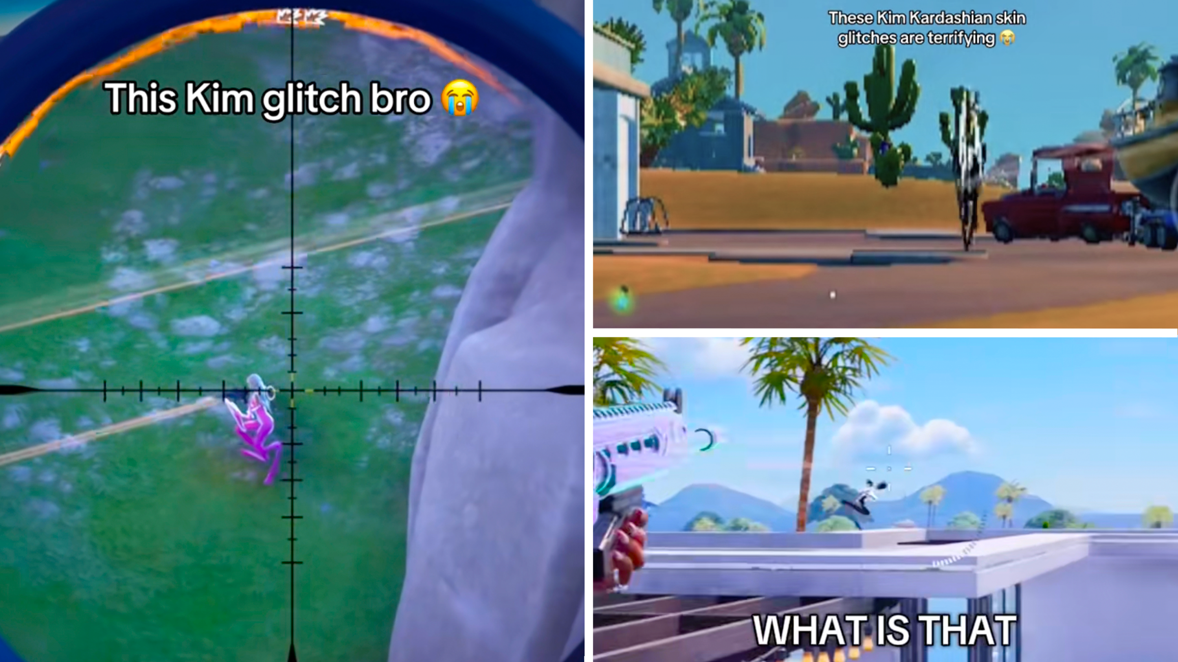 fortnite kim kardashian skin glitch