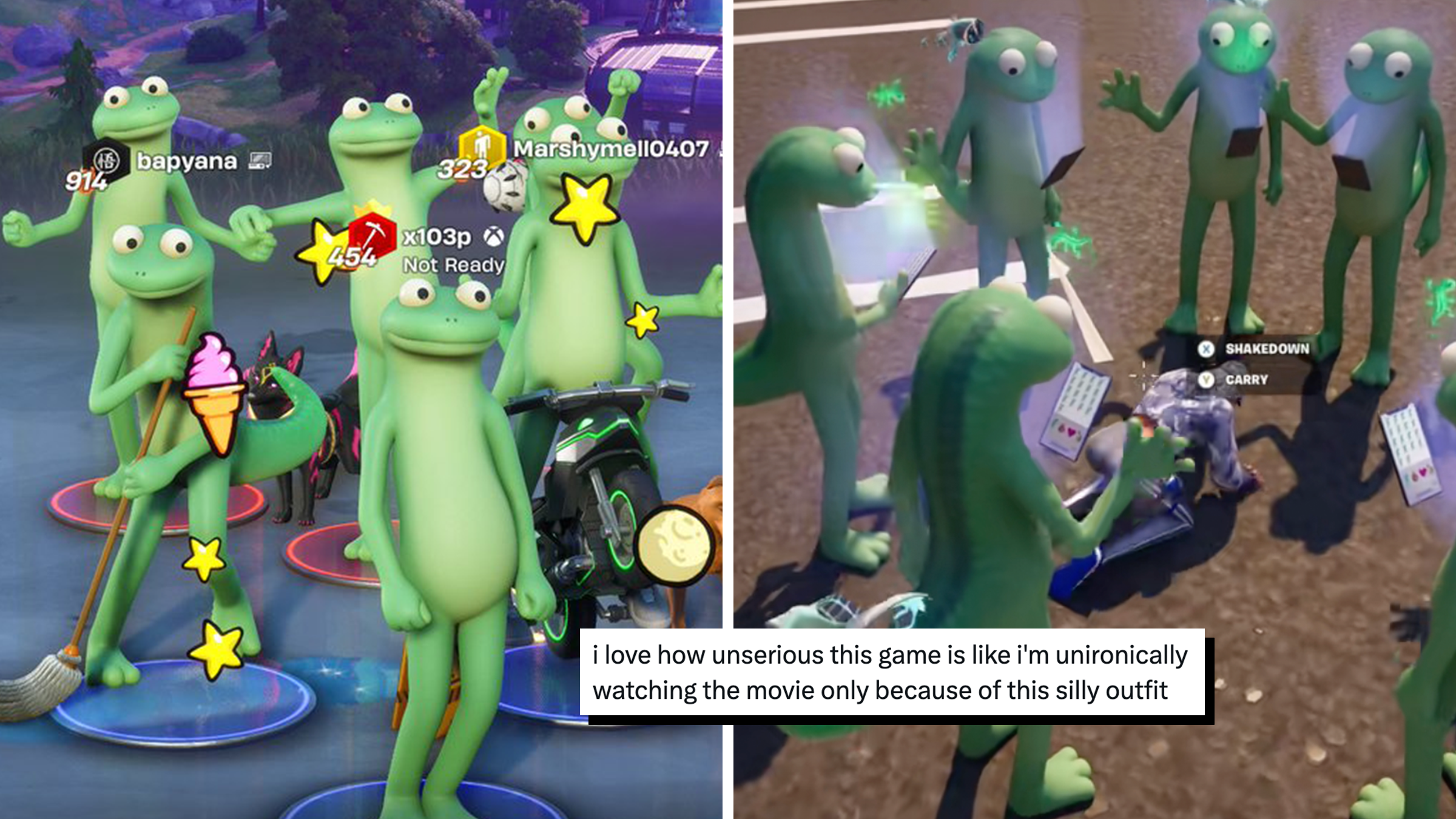 tom lizard in fortnite