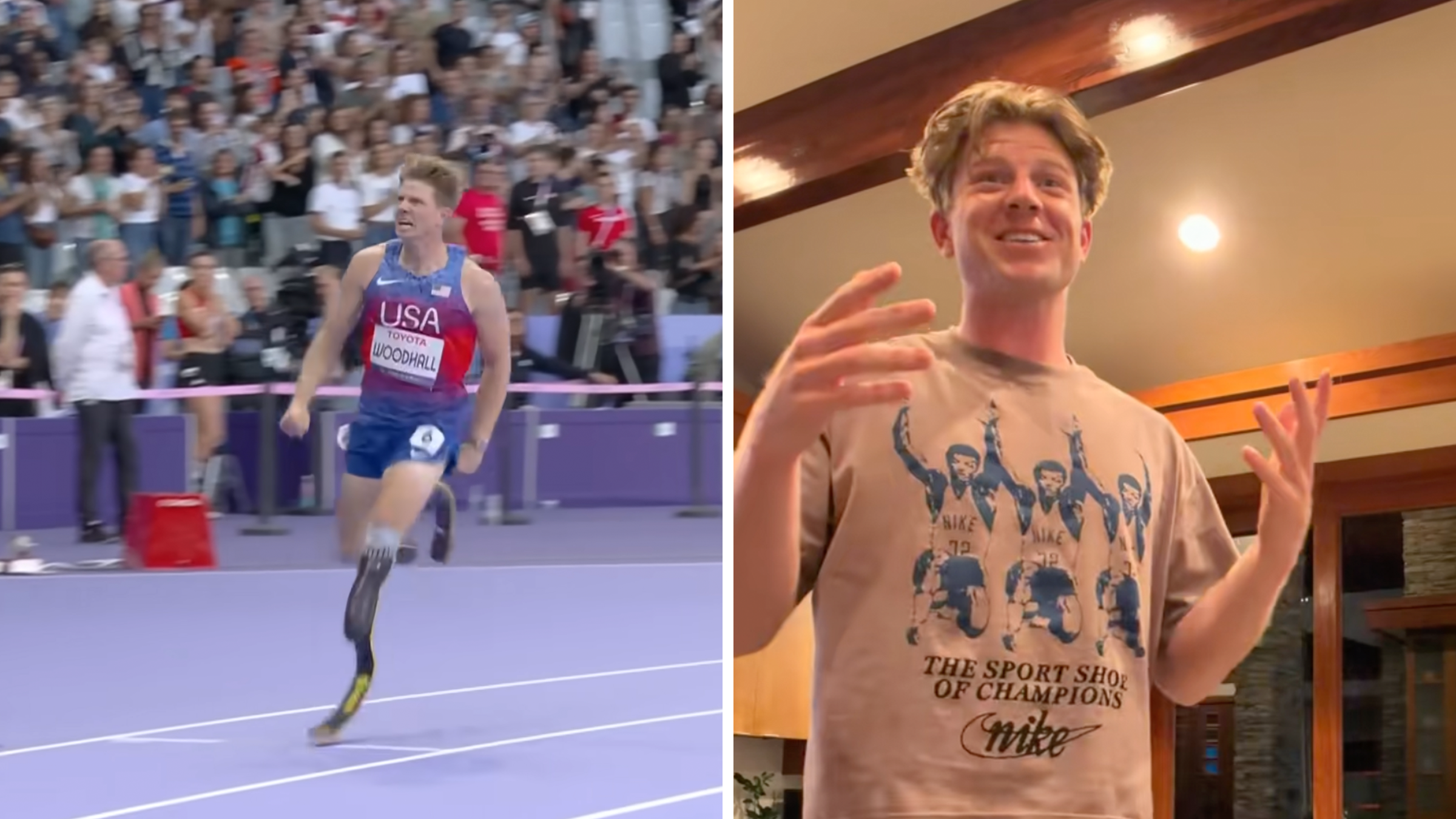 hunter woodhall at the 2024 paralympics and on tiktok