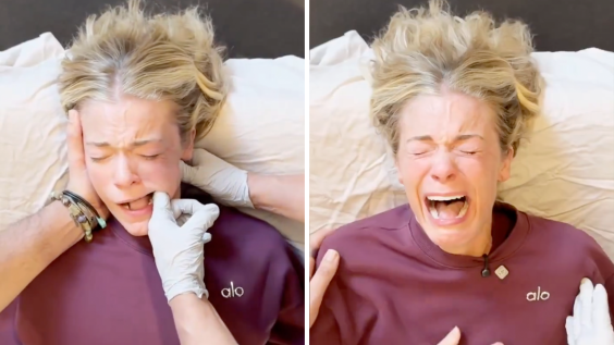 LeAnn Rimes breaks down sobbing during intense “deep jaw release”