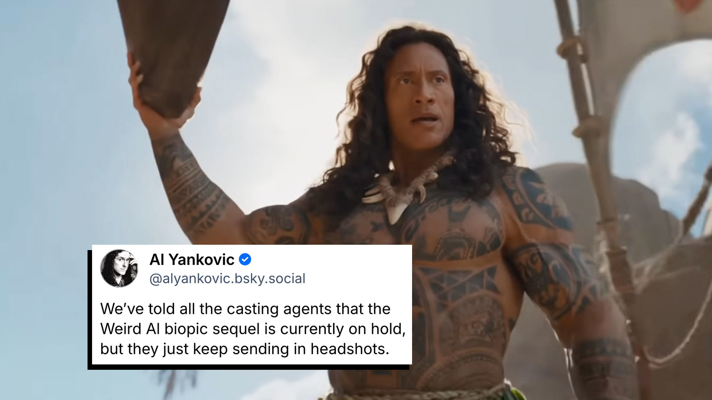 the rock live action moana