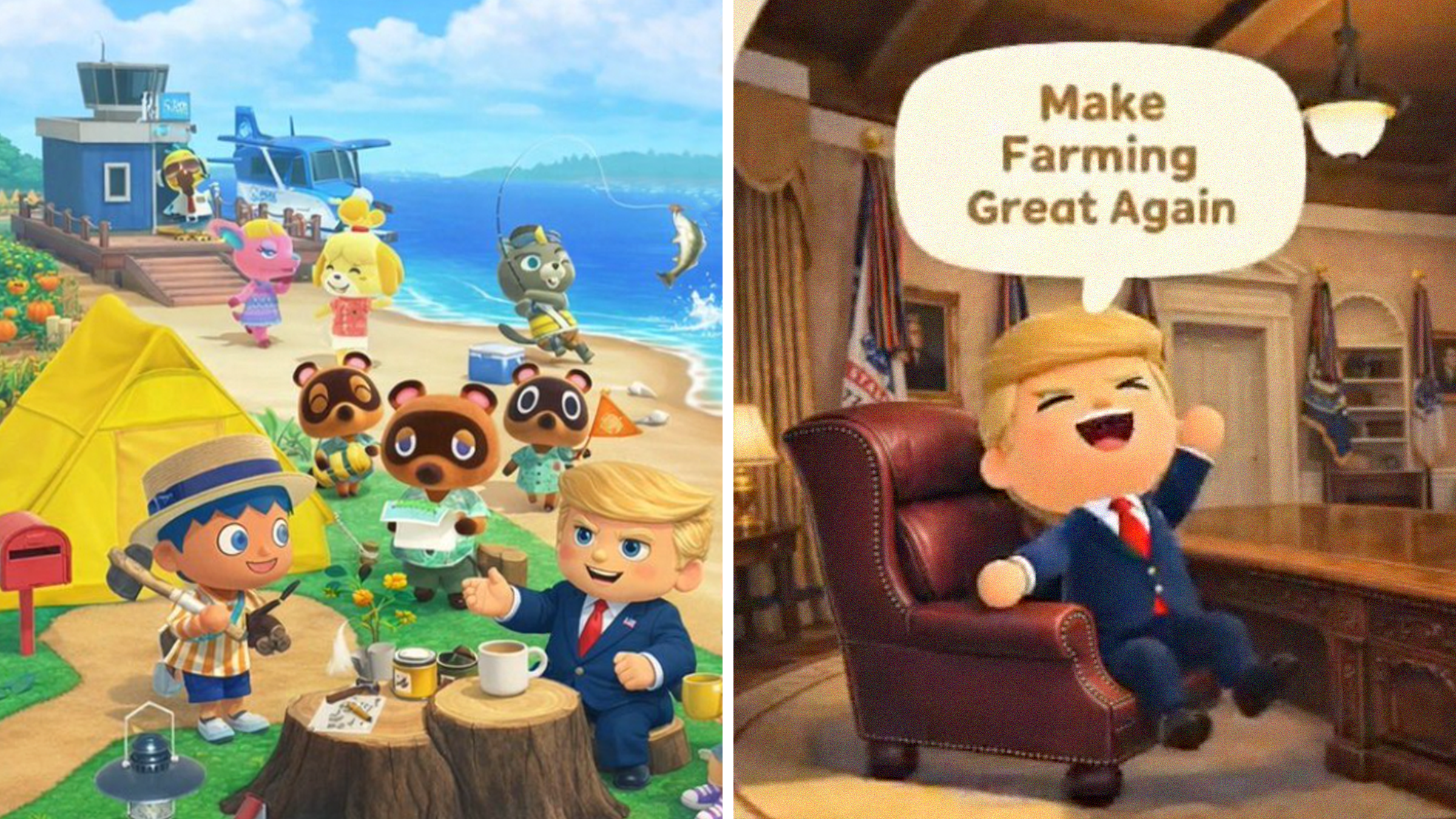 white house animal crossing farming slop