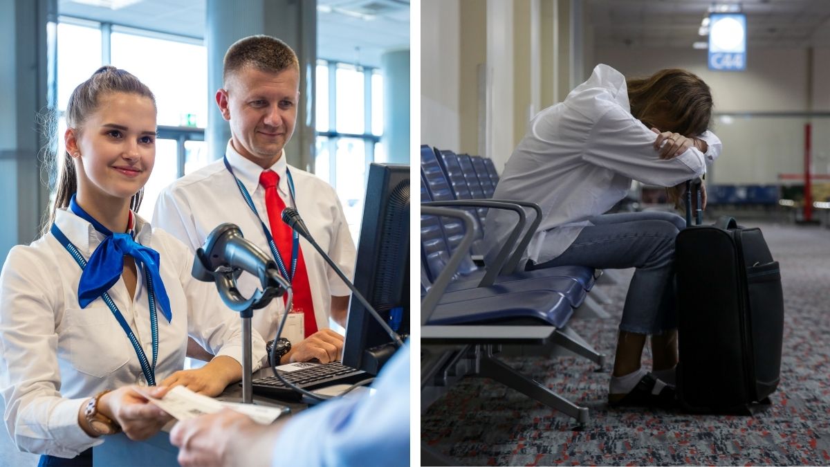 Airport gate agent buys a Gen-Z passenger a $450 ticket to visit his mom one last time.