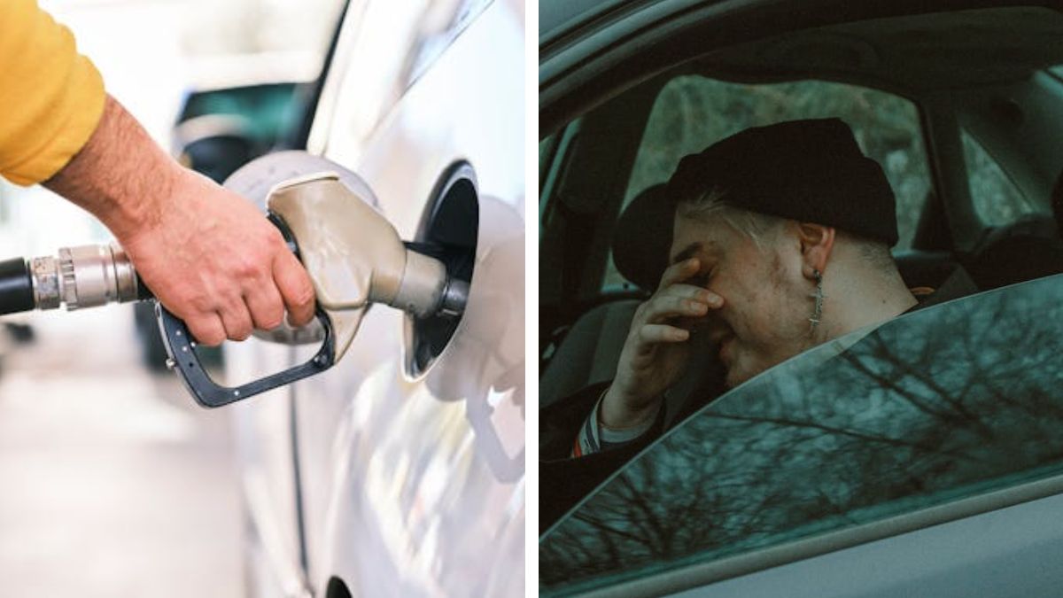 Perth driver filled up a full tank of gas for customers, leaving them in tears.