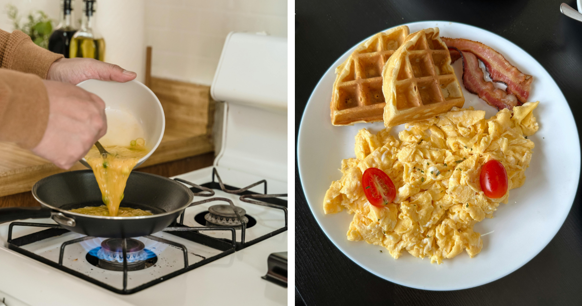 Hotel scrambled eggs.