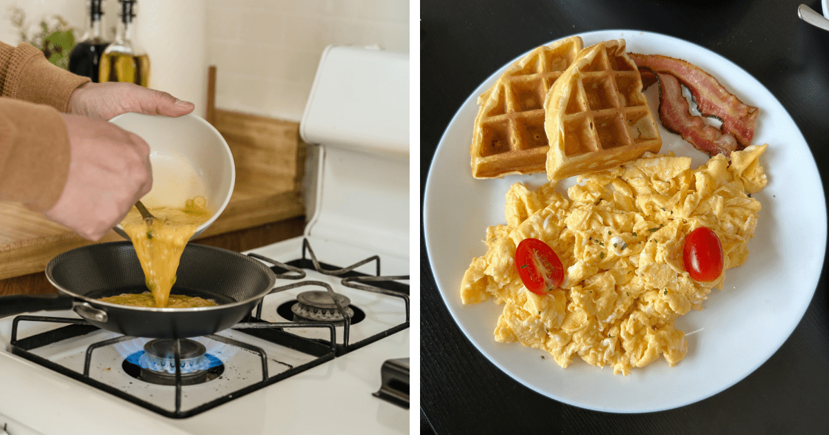 Hotel scrambled eggs.