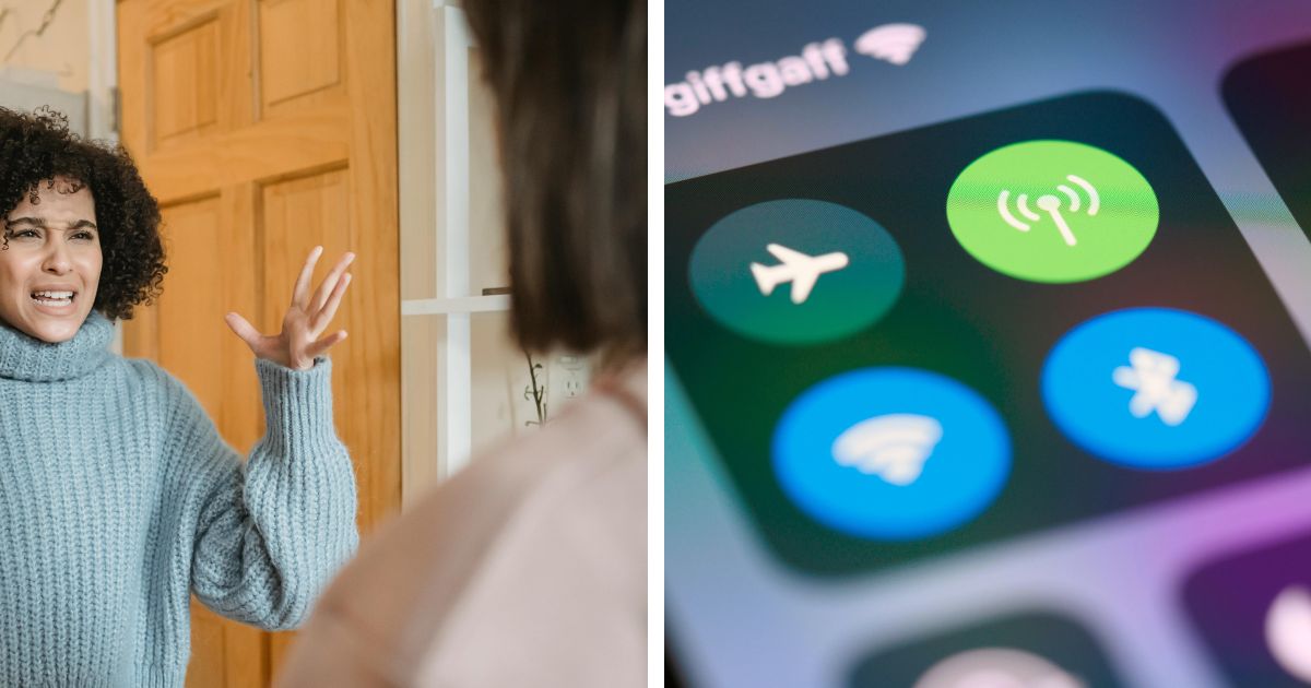 Entitled neighbor demands Wi-Fi access|