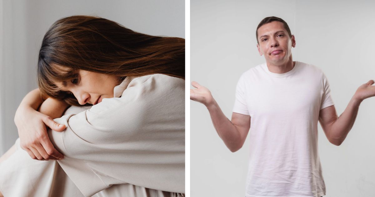 A husband is repeatedly demanding to pursue a new girlfriend while staying in the family home
