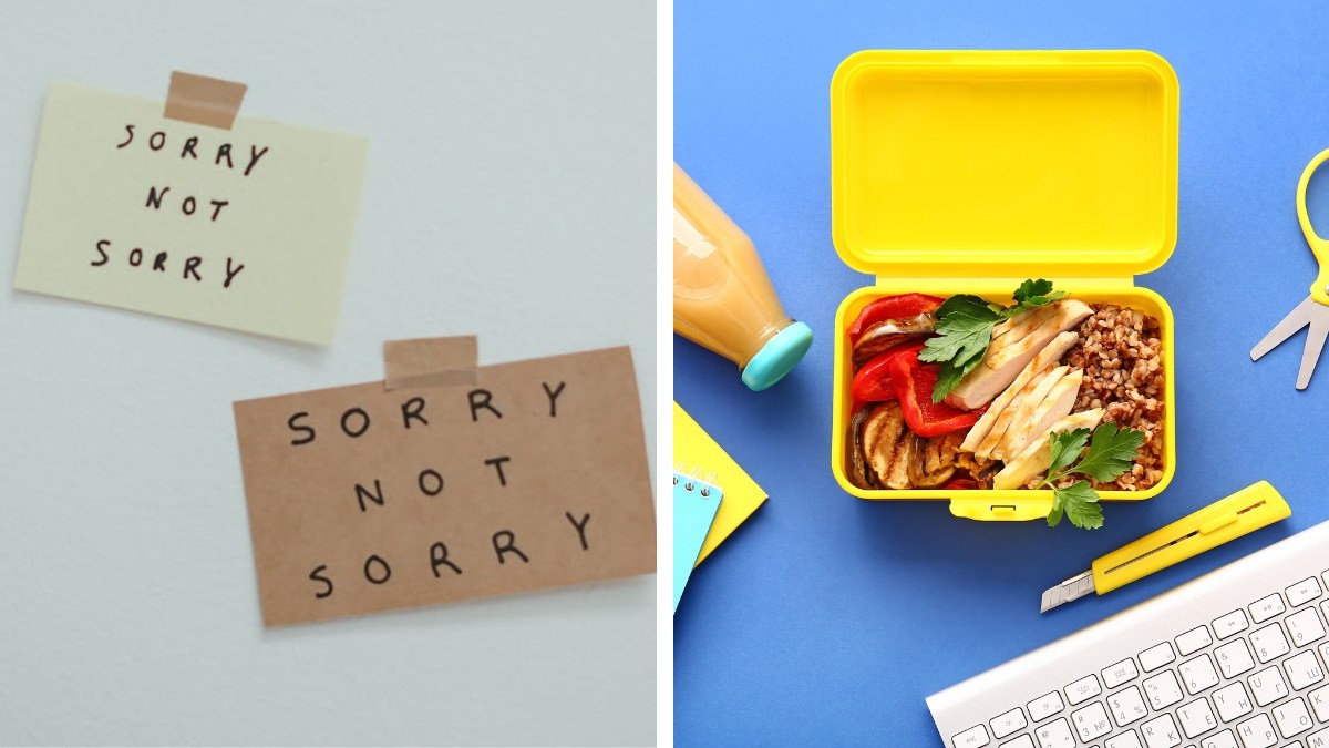 Coworker labels lunch box with passive-aggressive notes every day.