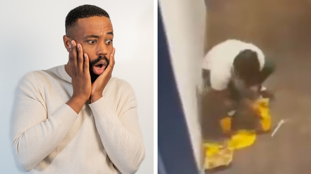 Internet shocked after DoorDash Driver scooped up a dropped smoothie with his bare hands and delivered it to a customer.