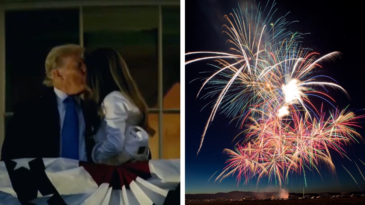 Tender Moment between Donald Trump and Melania Trump on July 4, 2025 goes viral once more.