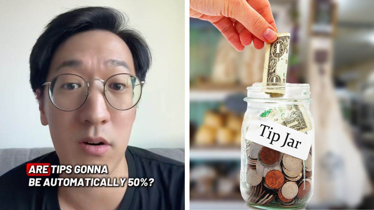 TikToker claimed the tipping culture in the USA was "getting out of hand."