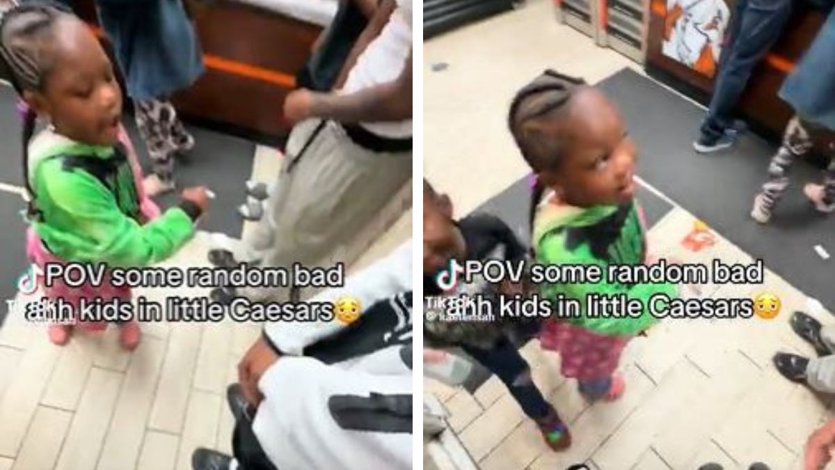 Random kids hit strangers at Little Caesars