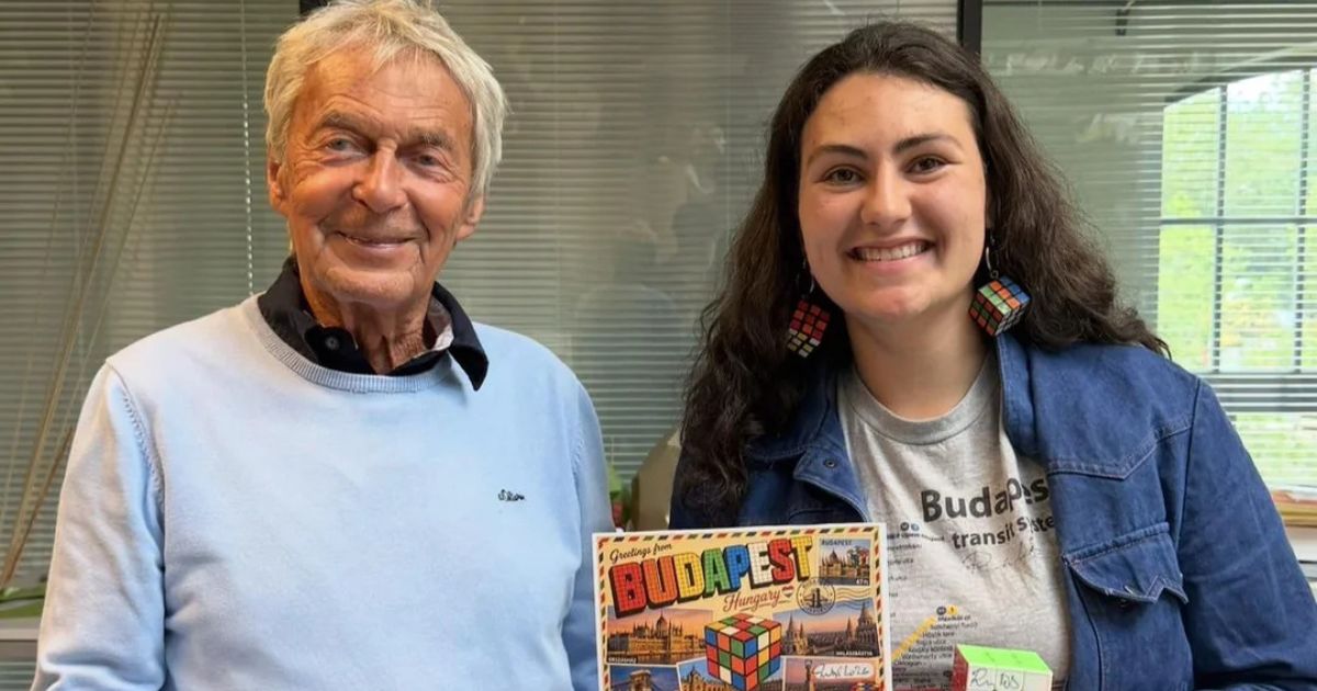 A Reddit user recently met Rubik’s Cube inventor Ernő Rubik.