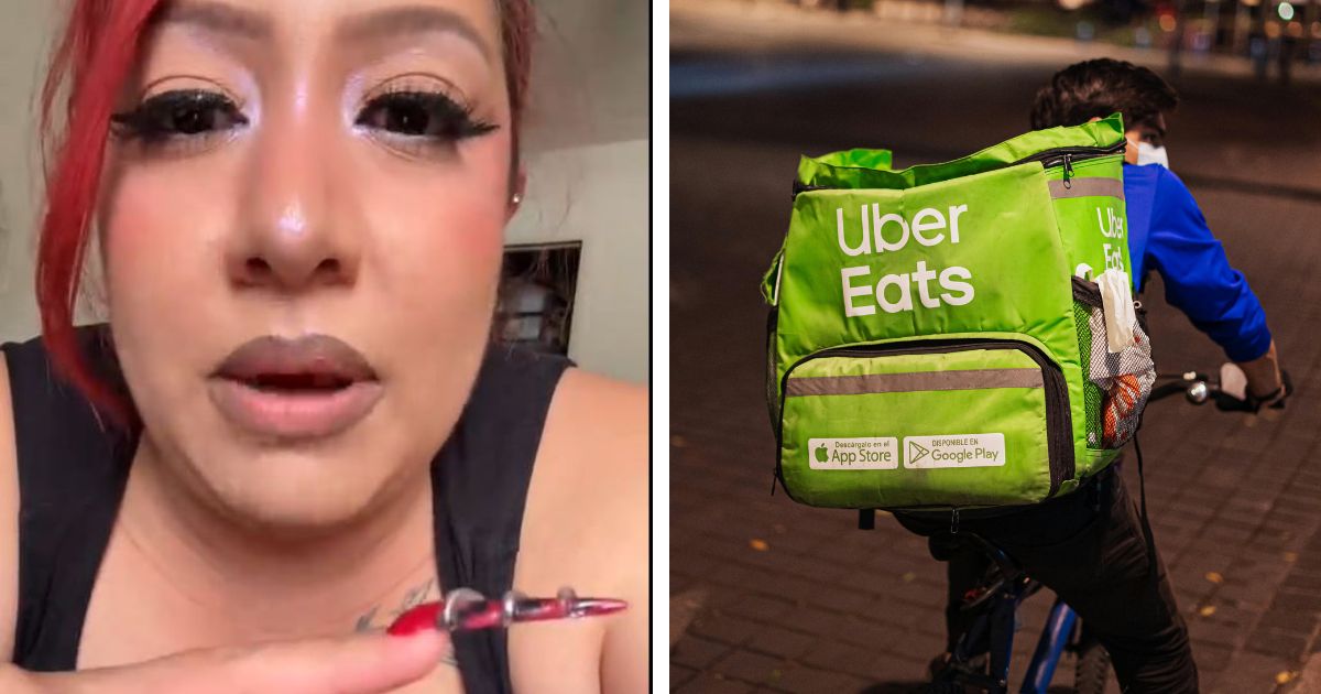 An Uber Eats driver narrowly escaped a scam