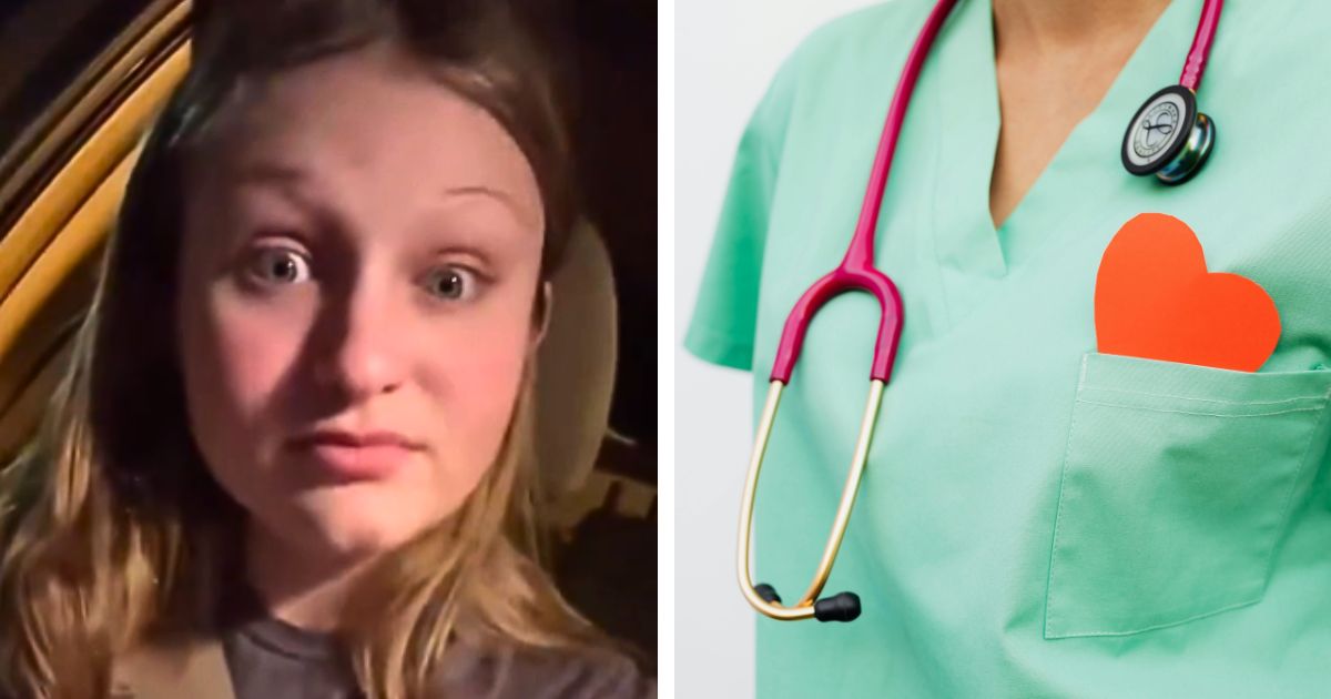 A California operating room nurse DoorDashes after a 12-hour shift to afford rent