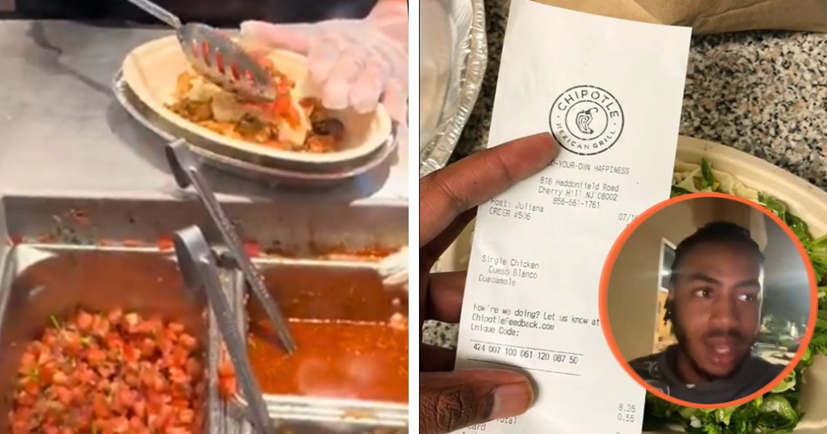 A man ordered a single soft taco "in a bowl" and then bragged he paid under $9