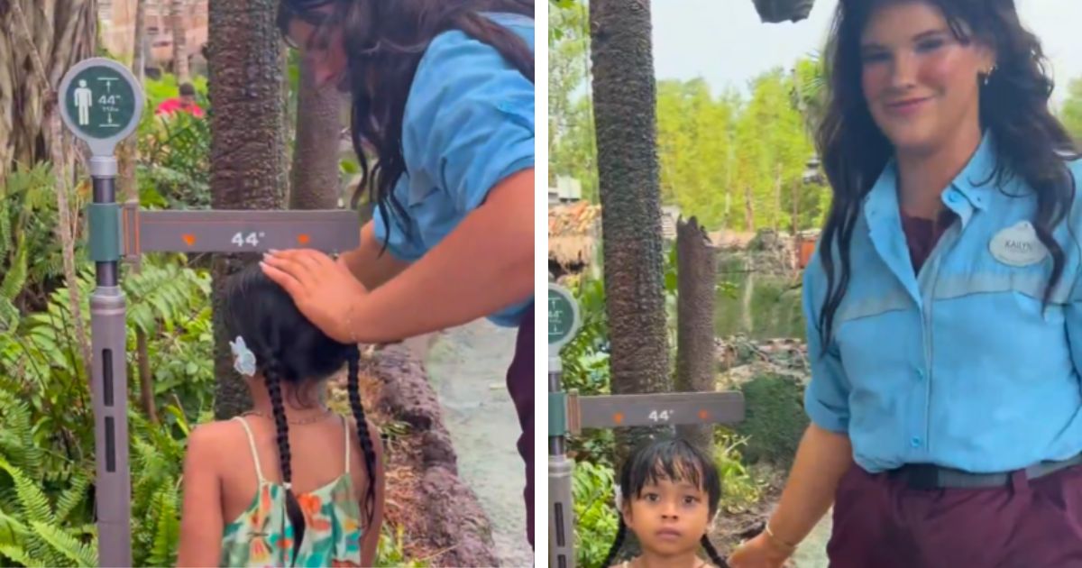 Little Girl Was Turned Away at a Theme Park Ride for Being Barely Too Short — the Employee's Workaround Attempts Made It More Heartbreaking